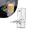 Comedero Automático para Pájaros Colgante Loro Sin Desorden Bol Antisalpicaduras con Percha Estación de Alimentación