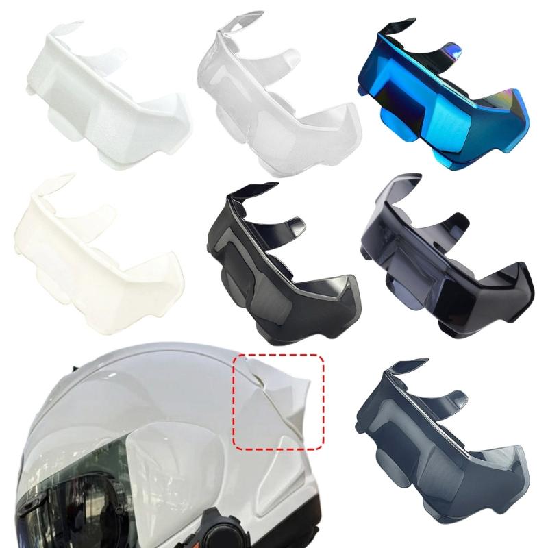 Racing Inspired Helmet Spoiler Accessory Aerodynamic ABS Plastic No Tools Required Streamlined Aggressive Appearance