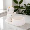 Cute Cat Candlestick Creative Aromatherapy Candle Holder High Tempe Desktop Decoration Cartoon Candlestick Birthday Gift
