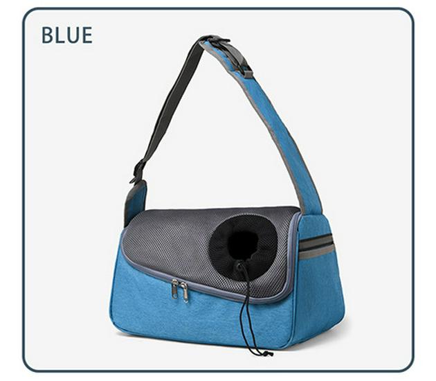 Ultralight Breathable Mesh Pet Crossbody Bag for Puppies and Kittens - Convenient and Comfortable Outing Bag.