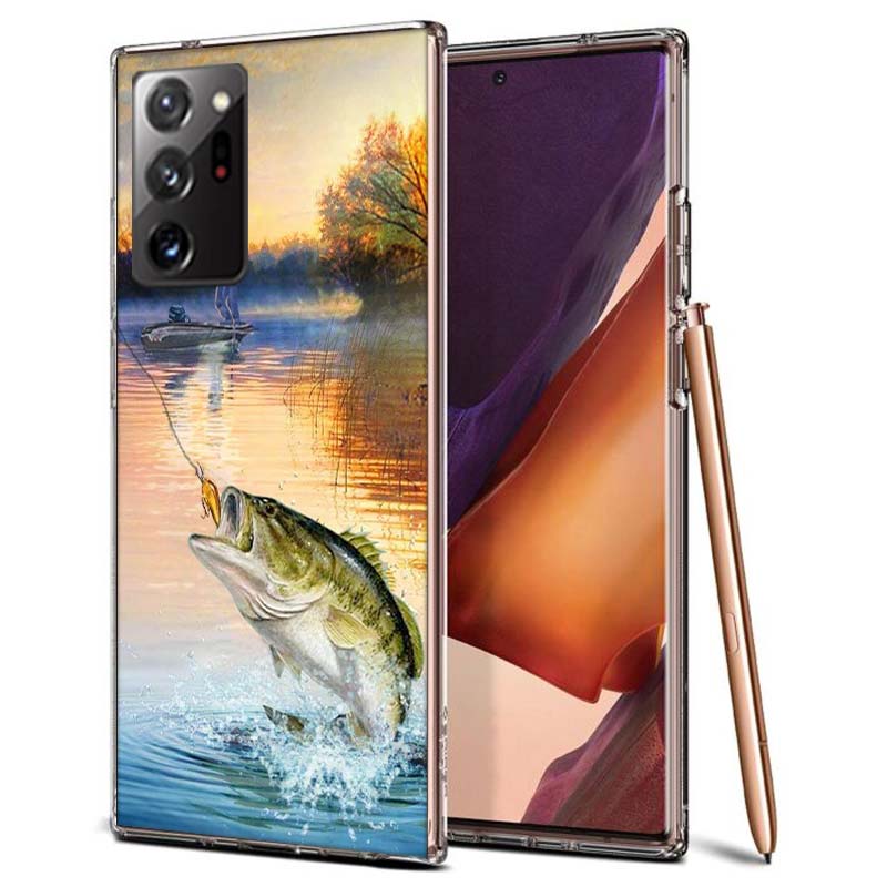 Angelzubehör Fisch Handyhülle für Samsung A55 A35 A25 A15 A07 A05S A16 A17 A26 A36 A37 A56 A57 Galaxy Note 20 10 A50S A71 A51 A31