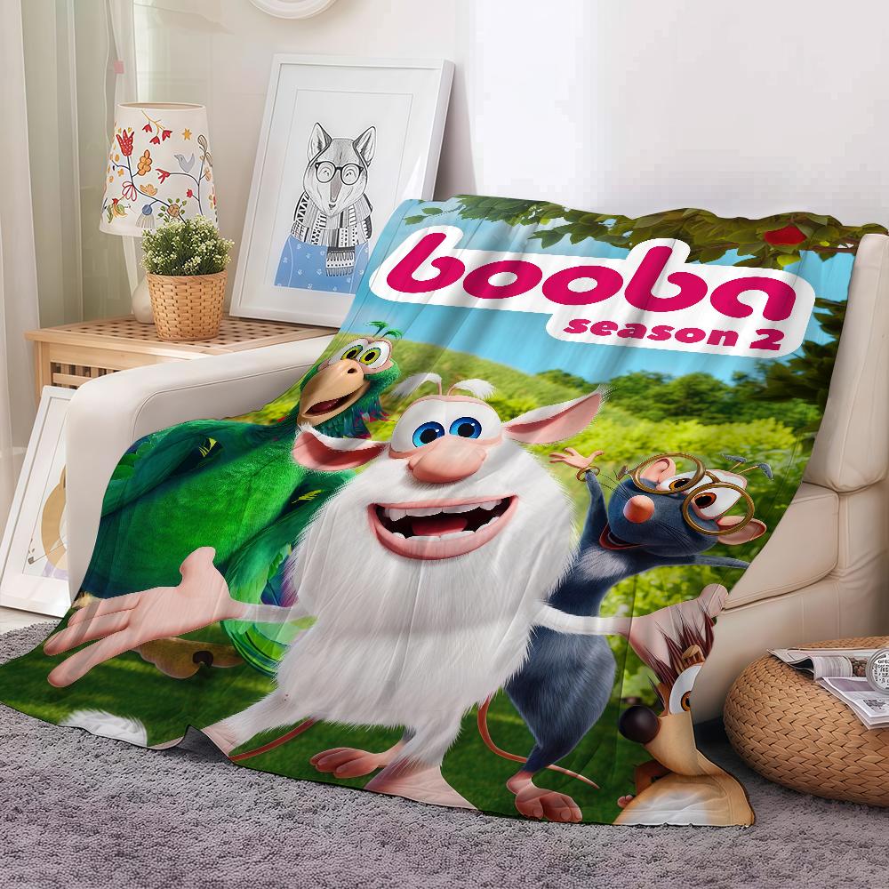 Cartoon Anime B-Booba Decke Warm Und Weich Geeignet Für Schlafzimmer Wohnzimmer Sofabett Büro Reise Camping