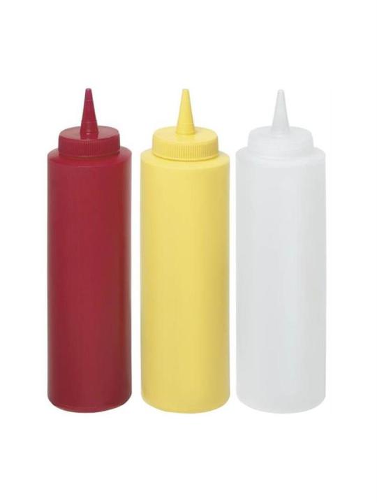 Dispenser Container for Cold Sauces 02L Transparent Hendi