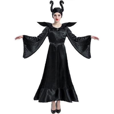 Cosplay Kötü Uyuyan Büyü Şeytan Cadı Üniforması Cospay Cadılar Bayramı Kostümü