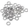 Stainless Steel Jump Rings: Single & Closed Loop for Necklaces, Bracelets, and DIY Accessories