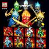 61015 Phantom Motorcycle Series 8 Minifigures With Weapons Building Block Toys 61082