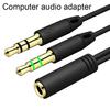 Headphone Splitter Earphone 3.5mm Female To 2 Adapter Audio Male Jack Aux Cable