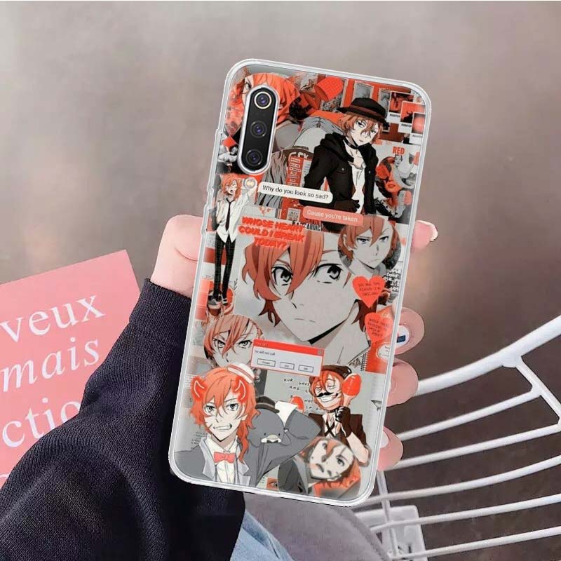 Bungo Stray Dogs Poster Soft Phone Case For Xiaomi Redmi Note 10 10S 9 9S 8 7 8T 11S 11T 11 Pro 9A 9T 9C 8A 7A Shell Cover Funda