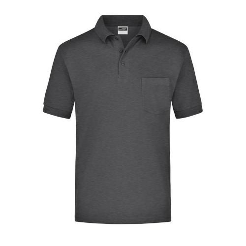 

James and Nicholson Mens Pique Pocket Polo Shirt L