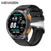 MEVADEN 1.5 Inch Amoled Screen Men's Bluetooth Call Smart Watch Sports LED Flashlight Compass GPS Fitness Tracker Smartwatch For Android IOS MD53