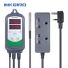 INKBIRD Digitální regulátor teploty Termostat ITC-308 AC 110-220V Zásuvka Termostat Nástroj pro řízení ohřevu/chlazení Senzor