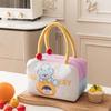 Large Capacity Cartoon Lunch Handbag Thickened Handheld Insulated Bag Picnic Box Pouch  Work