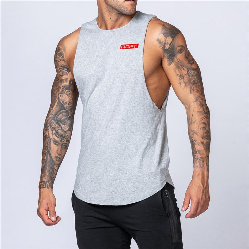 Mesh Fitness Workout Singlets Mens Tank Top Vest Muscle Sleeveless Sportswear Undershirt Gym Stringer Clothing Bodybuilding