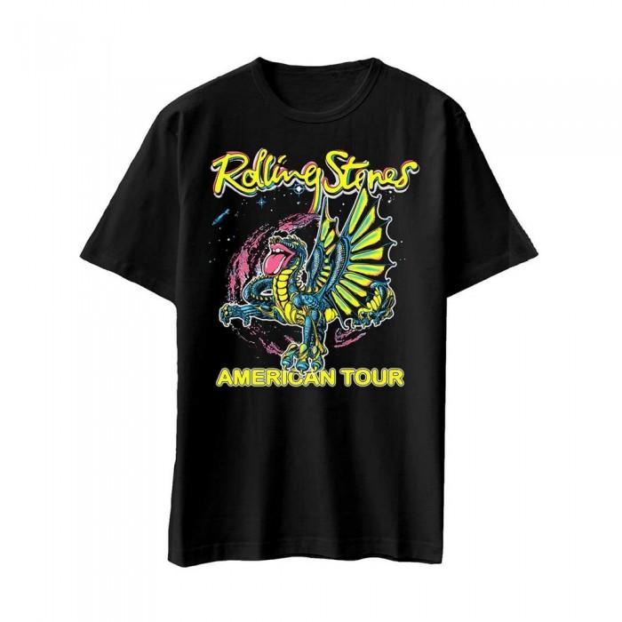 T-shirt The Rolling Stones, unisex, adulto, American Tour Dragon L nero
