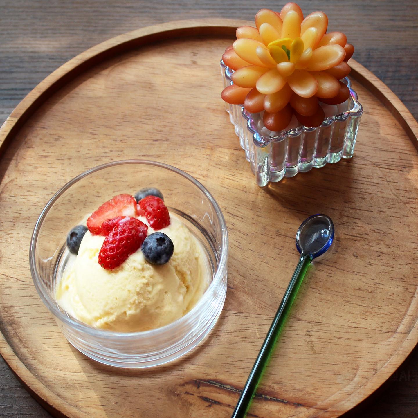 High-Temperature Resistant Transparent Glass Bowl for Fruit, Storage, and Soup