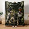 PUBG Flannel Blanket, High quality Comfortable for All Seasons, Home Decor, Warmth and Comfort
