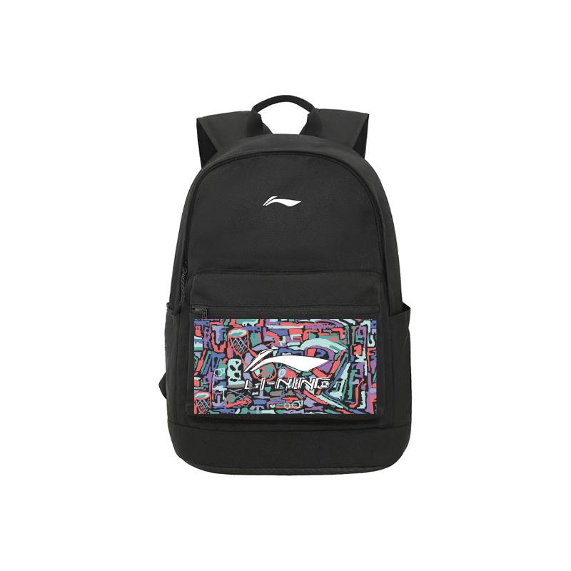 New LiNing Polyester Backpack Regular Unisex Black ABSV313-40