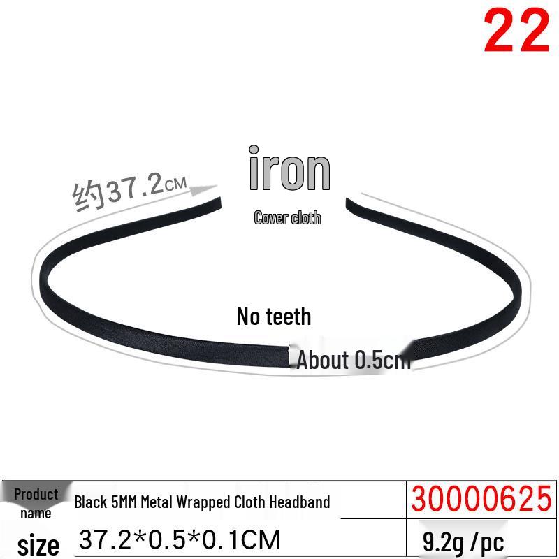 Unisex Invisible Sports Iron Headband - Korean Style Wave Hair Clip.