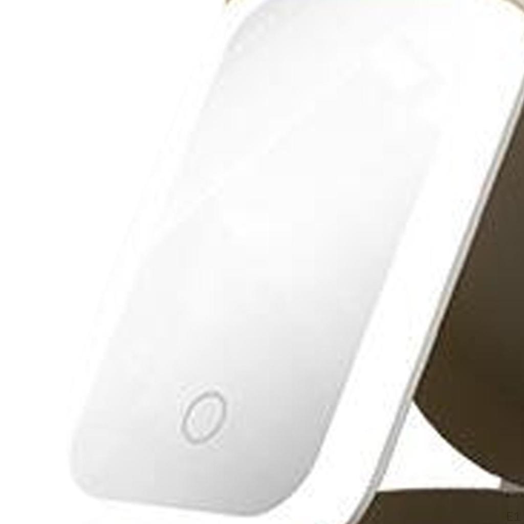 Kosmetický cestovní kufřík s LED zrcátkem a 3 nastavitelnými úrovněmi jasu, kosmetická taška, přenosný, na make-up