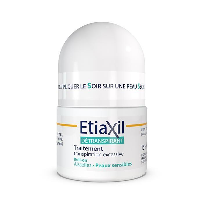Deodorant Antiperspirant - Etiaxil - Pack of 2 - 2x15ml - Sensitive Skin - Fragrance-Free