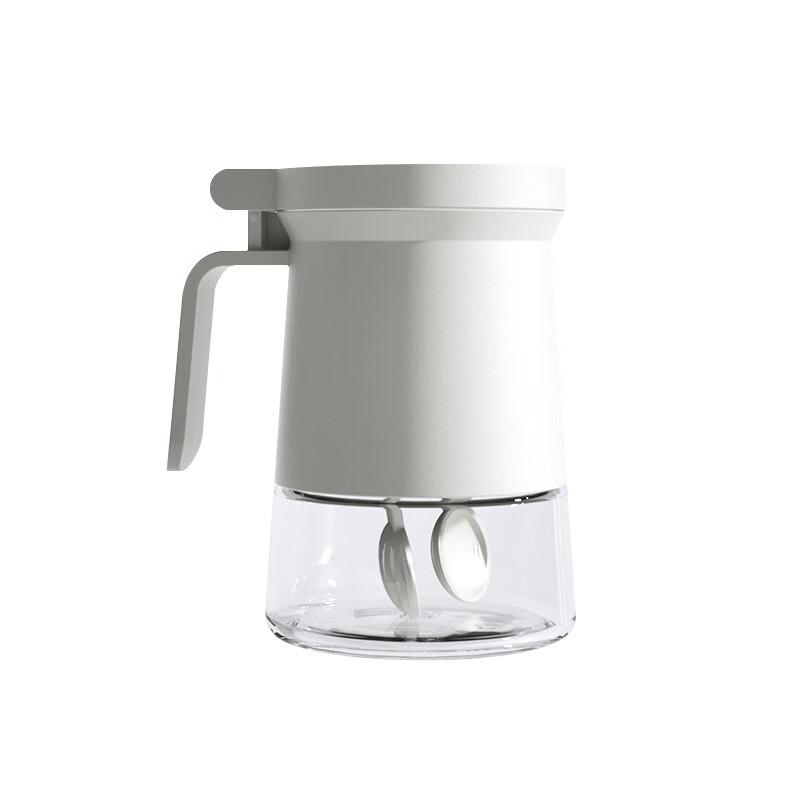 ZISIZ Double Seal Seasoning Jar with Spoon & Desiccant