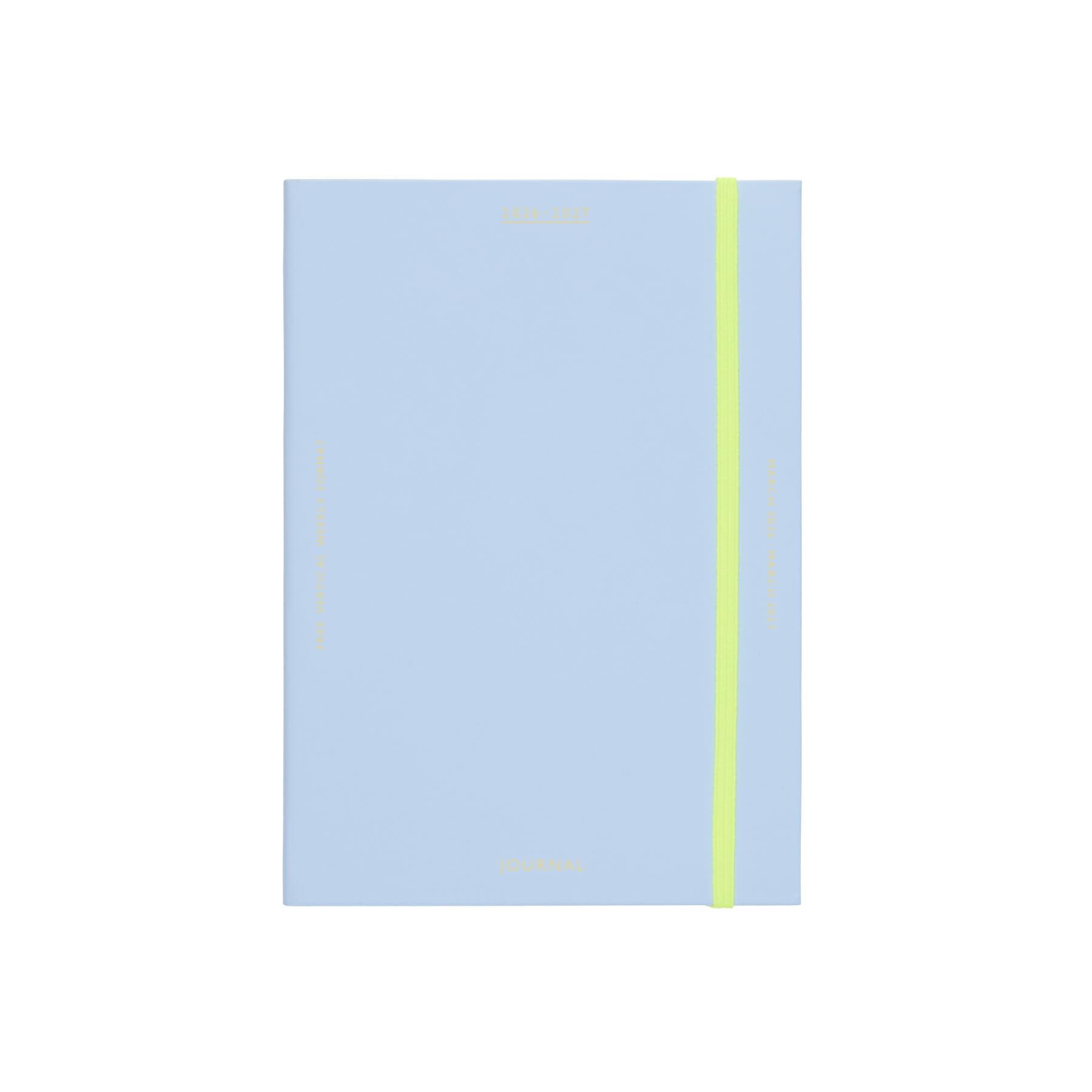 2026 Light Blue B6 Weekly Vertical Starts March 2026 Weekly Schedule Book Hightide/Katie Planner, / / /