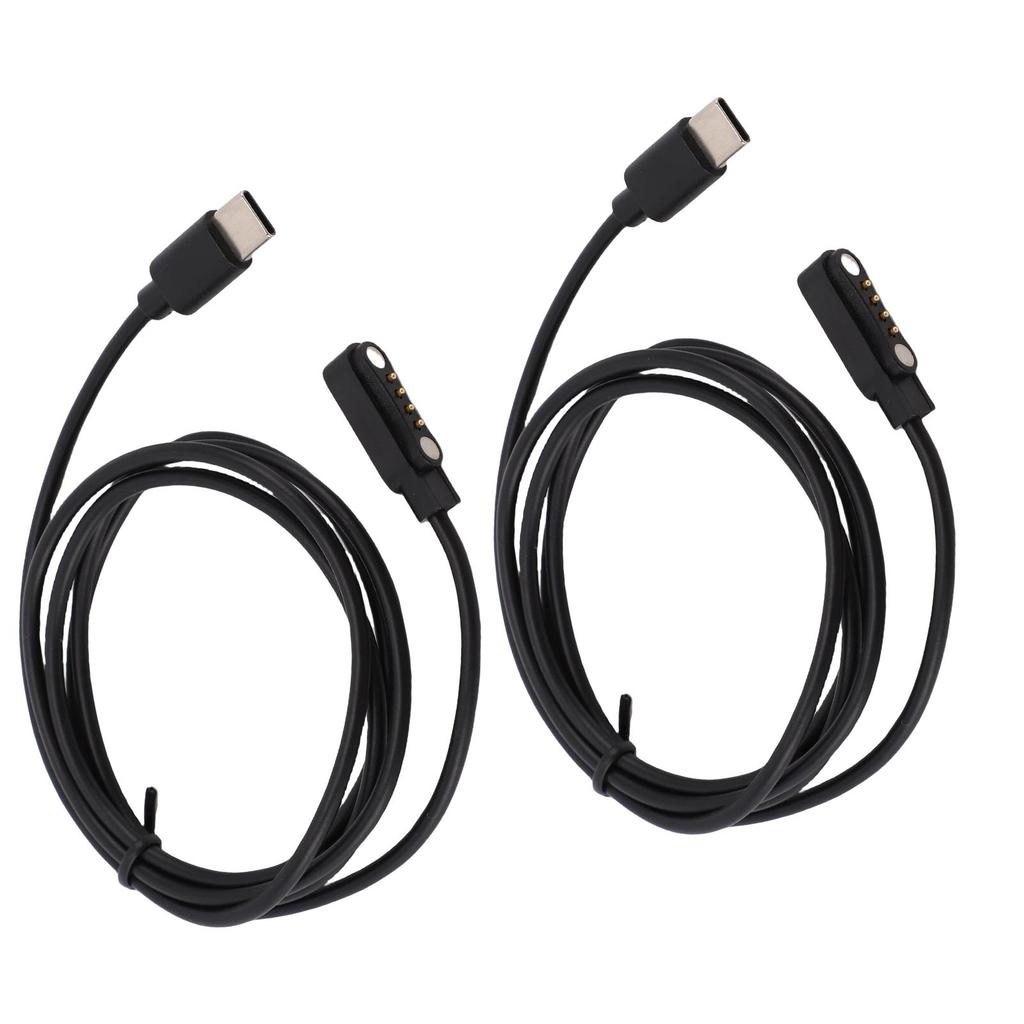 2Pcs Voice Recorder   Cable Fit for   Note AI Recorder Magnetic Charging Cable 1m Black
