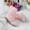 New Spring and Autumn Flat Heel Short Boots Hollow Boots Flat Single Boots Martin Boots Net Boots Hole Shoes Short Women's Boots