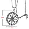 Accessories Hexagram Hip Hop Personality Creative Viking Compass Necklace Pendant, Accessories