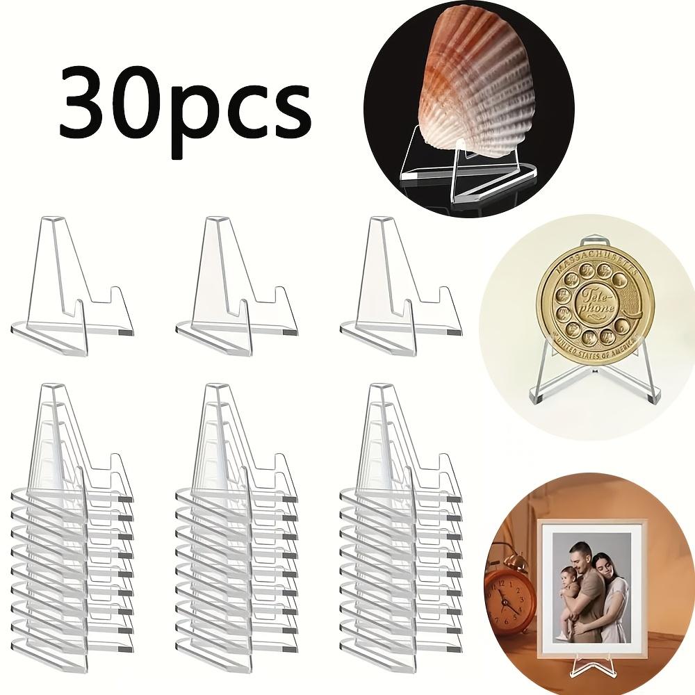30pcs Acrylic Transparent Display Stand Cell Phone Photo Frame Photo Display Stand