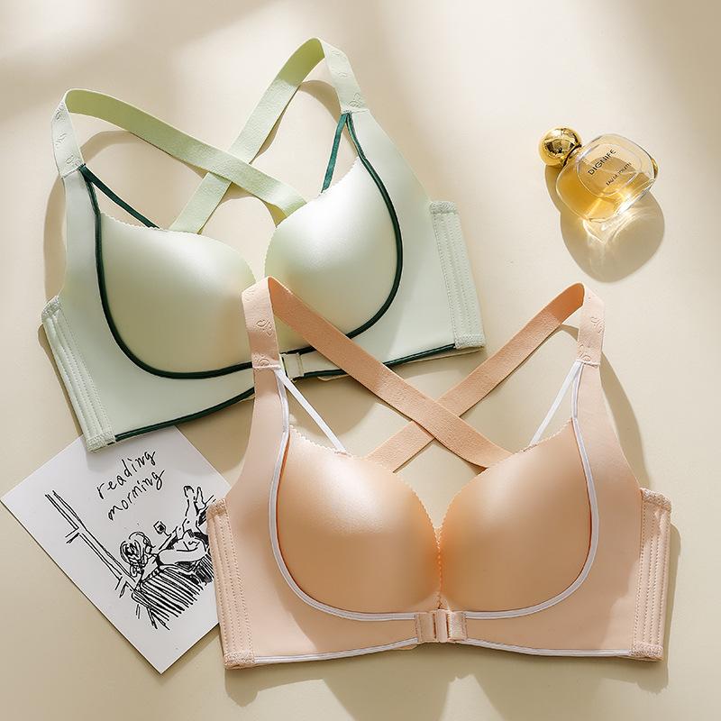Front Face Buttoned Bra for Women In Summer Adjustable Breast Collection and Beautiful Back Bra for Women