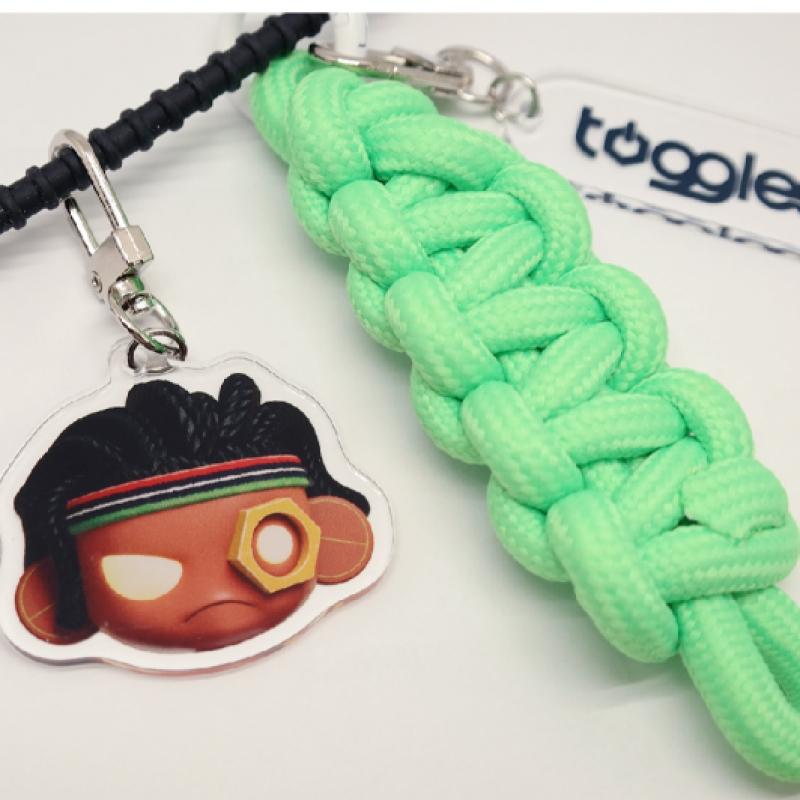 Toggles   02 Reggae Face Keyring