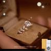 S925 Silver Ring Moissanite Laurel Muse Temperament Premium Ring Gift for Girlfriend