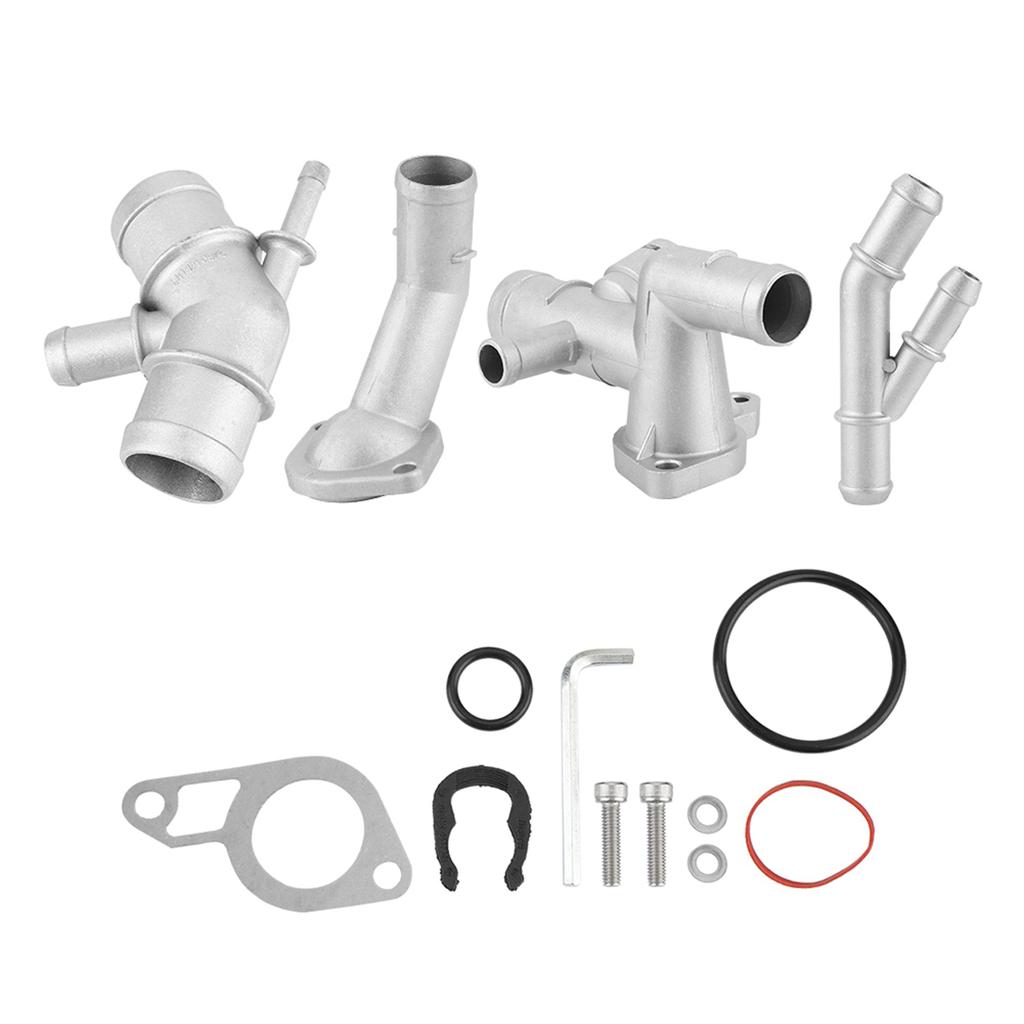 Cast Aluminum Thermostat Housing Water Pipe CNC for MK4 1.8T