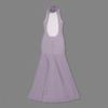 Hot-Selling Floral Halter Backless Sleeveless Gown: Sexy, Slimming, Elastic Evening Dress