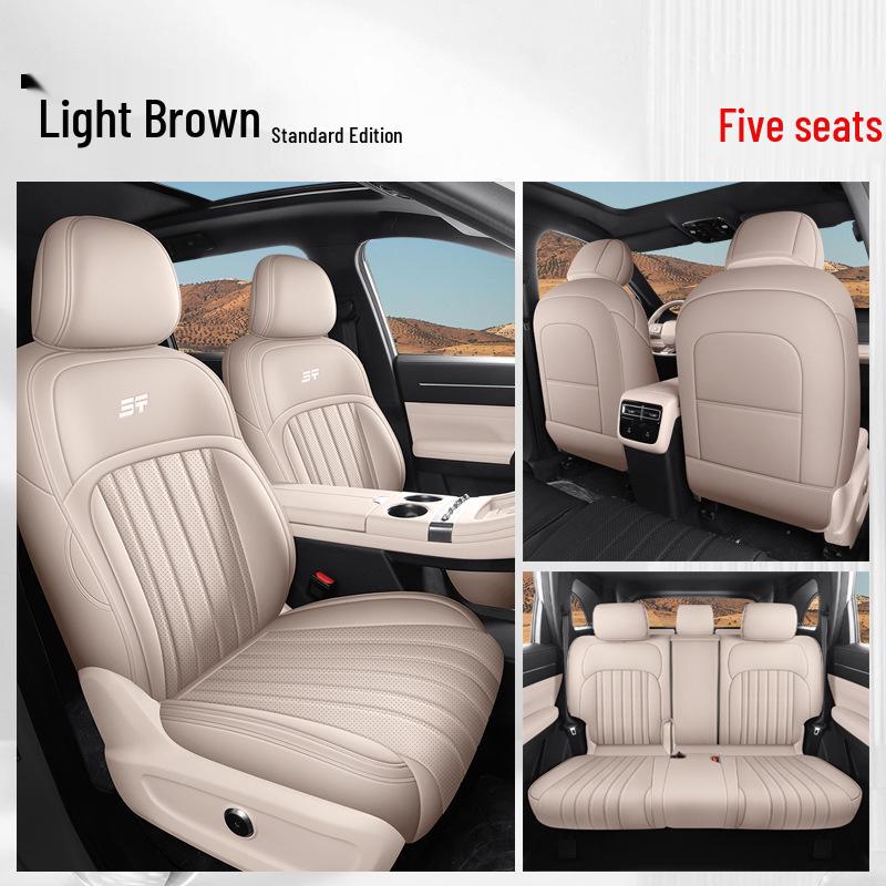 Universal All-Season Leather Seat Cover for Geely Galaxy Starbright 8