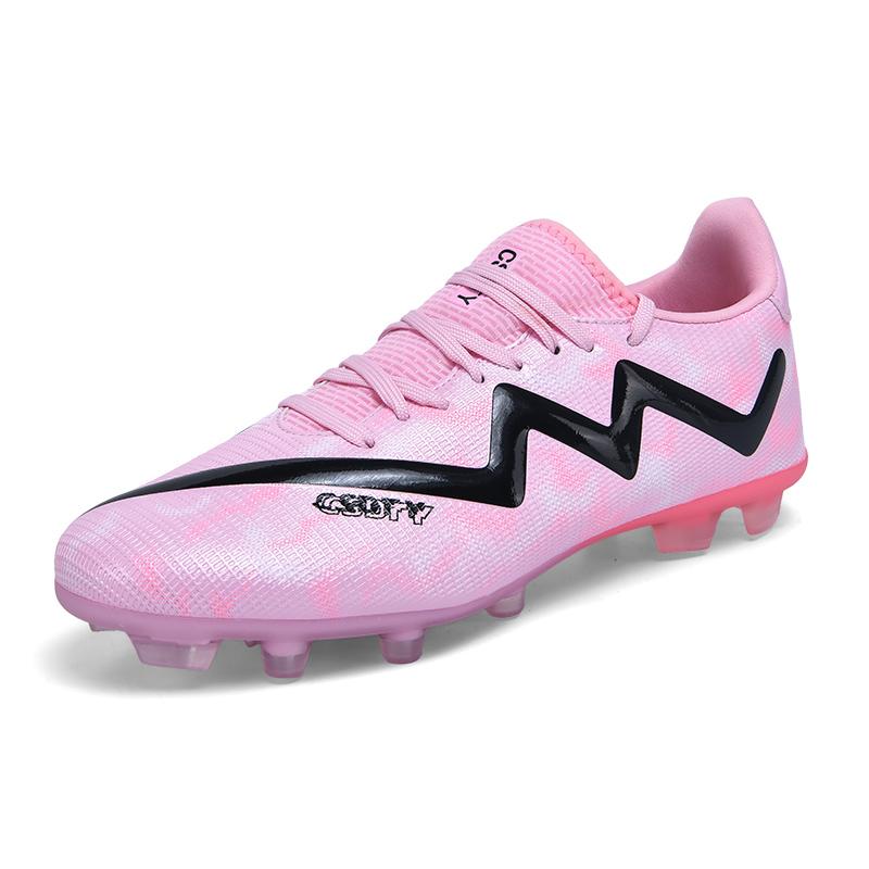 Herren High-Performance Fußballschuhe Anti-Rutsch Verschleißfest Atmungsaktiv FG/TF Erwachsene Pro Original Society High-Performance Fußballschuh Für Mann 36 pink