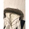 VAYLA Vintage Design Sensation Beige Fur Collar Jaet Women's Autumn Winter High-End Outerwear