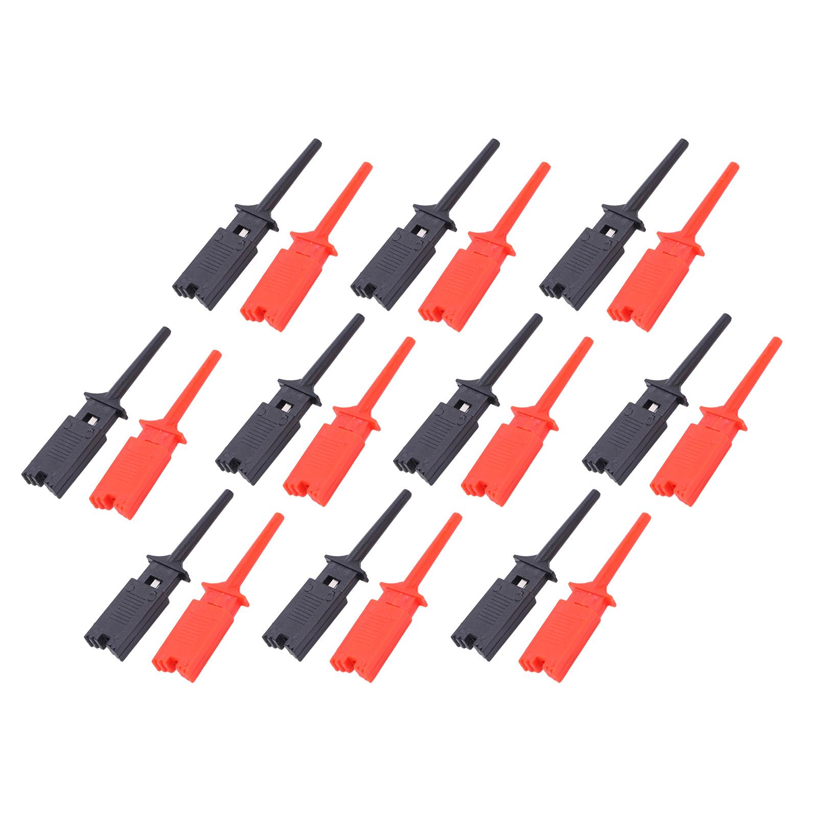 

Зажимы для плоских тестовых крючков Легкий плоский тестовый крючок для захвата щупов для электрических испытаний