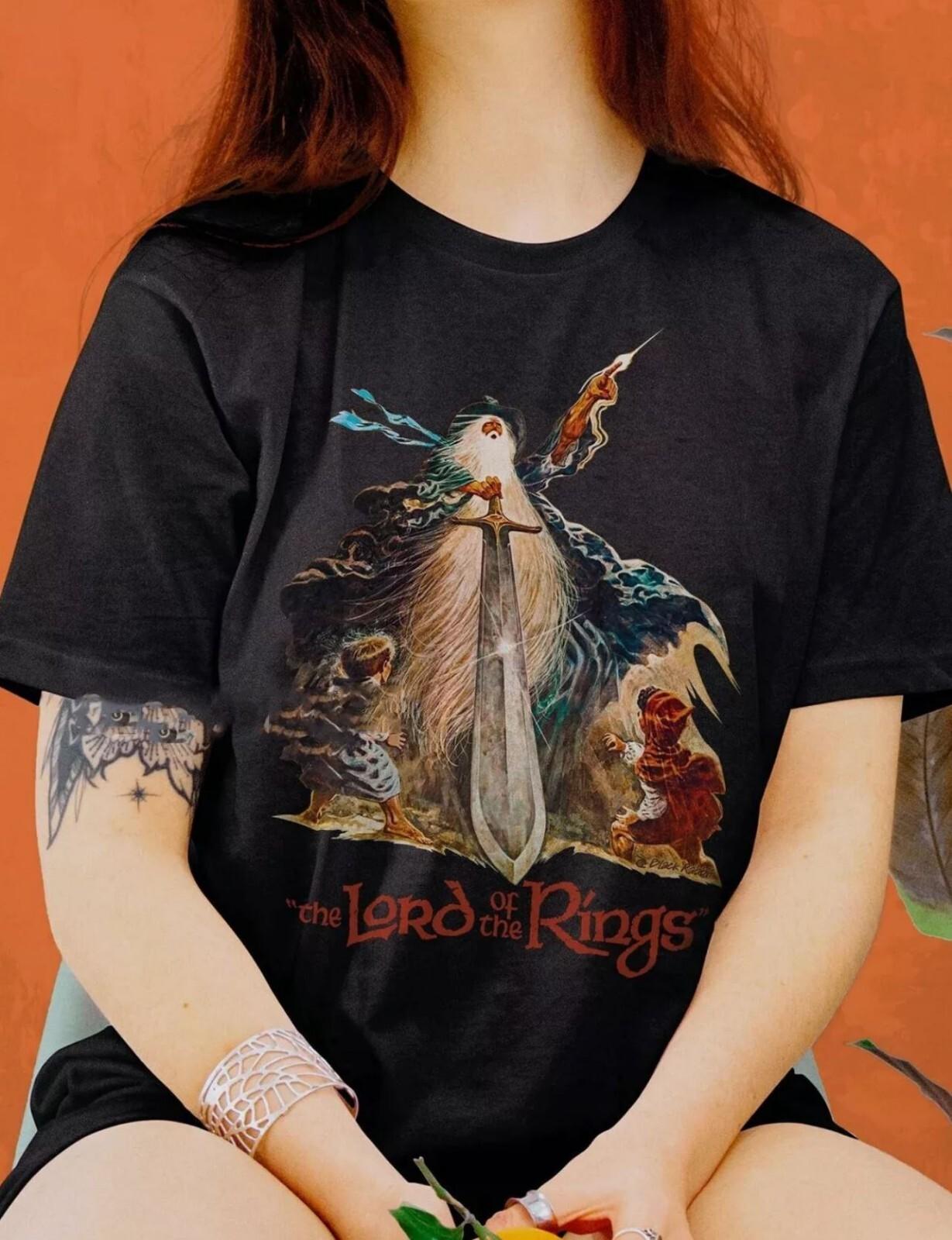 Lord Of The Rings 1978 Movie Gandalf Vintage Fantasy Gift Unisex M