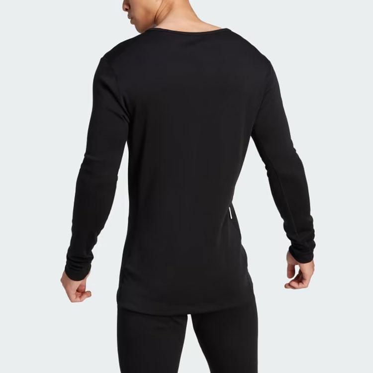 Adidas Xperior Merino 260 Base Layer Long Sleeve T-Shirt Men Tops Black HZ8547