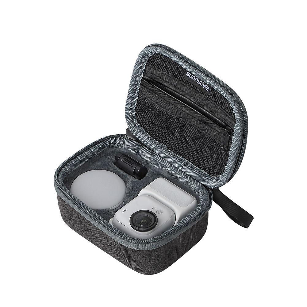 Sunnylife for Insta360 GO Ultra Storage Bag Nylon Cloth Anti Fall And Shockproof Sports Camera Zipper Bag