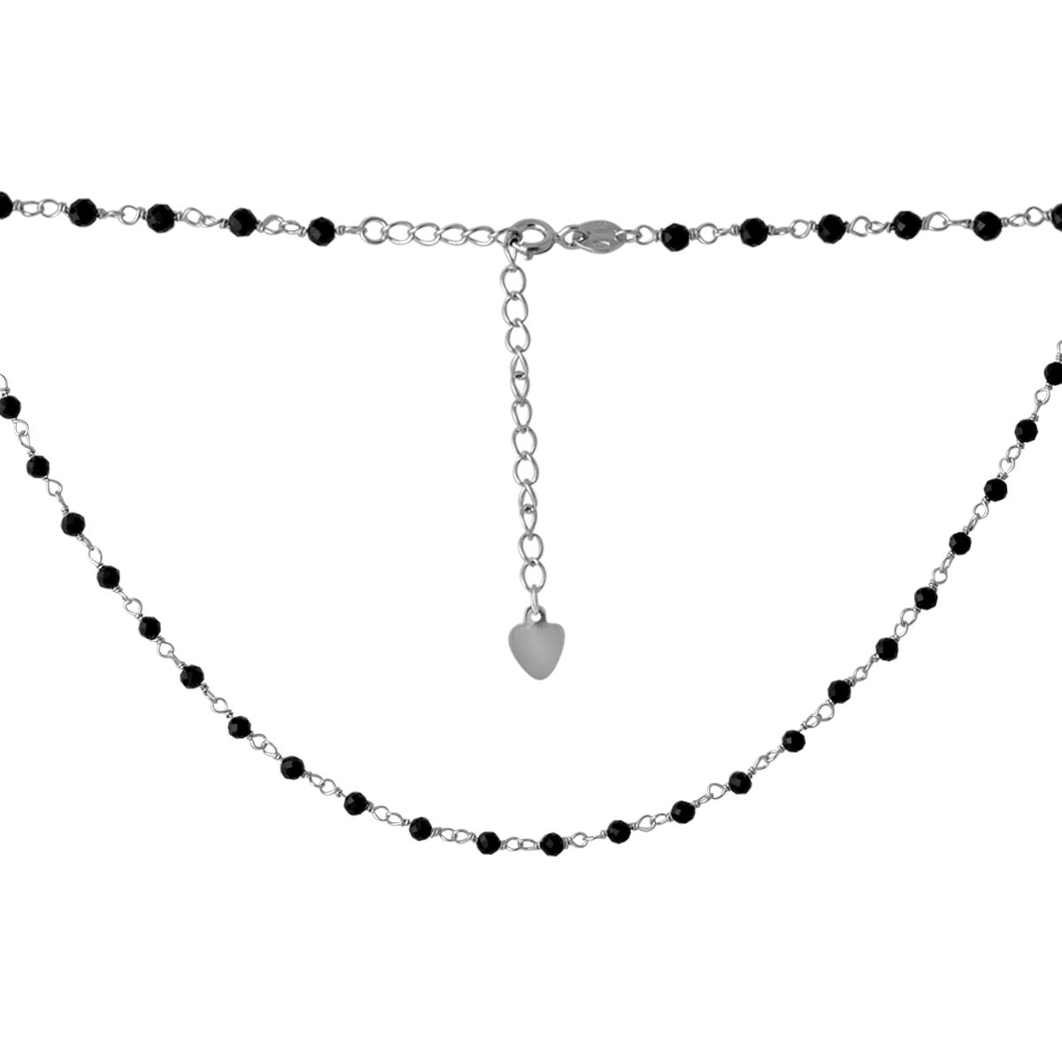 

Срібна каблучка з натуральною шпинеллю (2069379) 40-45cm