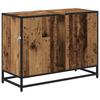Bathroom Cabinet with Door Reclaimed Wood Look 80 x 33 x 60 cm Engineered Wood
