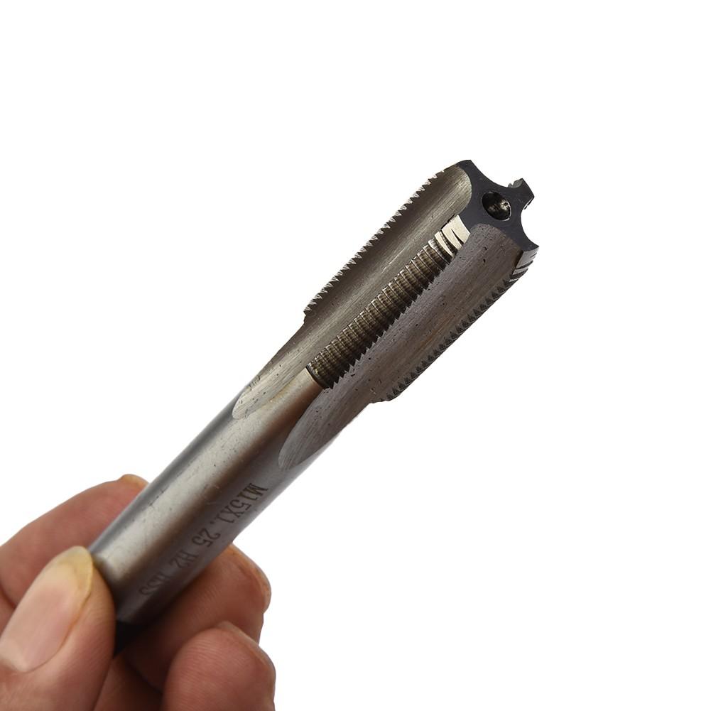 1pc HSS Machine M15 X 1.25mm Plug Tap and 1pc M15 X 1.25mm Die Threading Tool