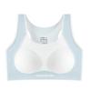 Seamless Sports Bra for Teen Girls - Shockproof, Fixed Cup, Ages 12+ for Middle and High School Students