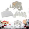La Natività di Gesù Stampo in Silicone Decorazione di Natale Fai da te Gesso/Resina/Candela Artigianato Decorazione per la Casa