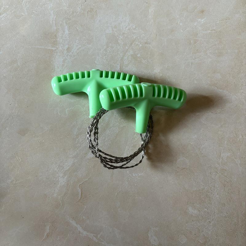 Mini kieszonkowa piła druciana do survivalu na kempingu z rękojeścią PP