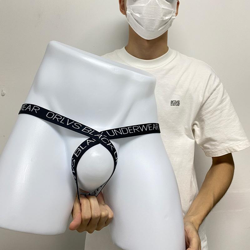 Men Sexy G String Thong Erotic Jockstrap Bondage Underwear Penis Pouch Strap Harness Lingerie Hollow Underpants
