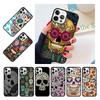 Mexican Skull Flower Coque Shell For iPhone 17 Air 15 16e 14 13 12 Pro Max 11 Pro Max Plus Phone Case Cover